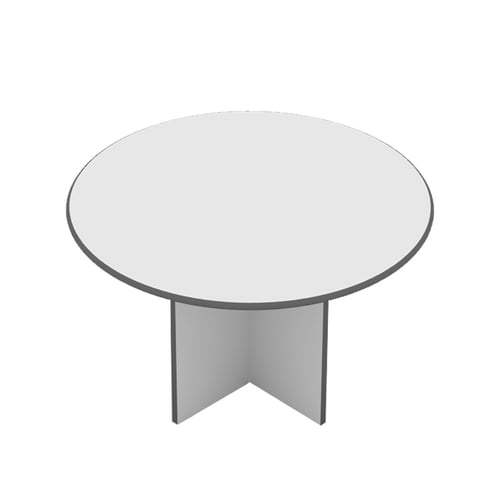 Prissilia Round Meeting Table CT 120 Grey